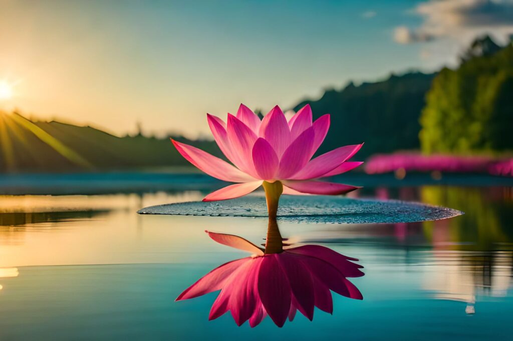 Lotus on the water